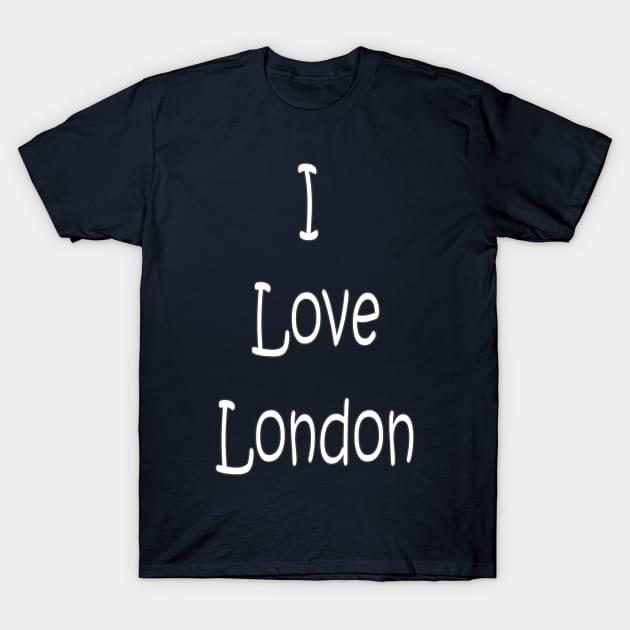 I Love London T-Shirt by PlanetMonkey